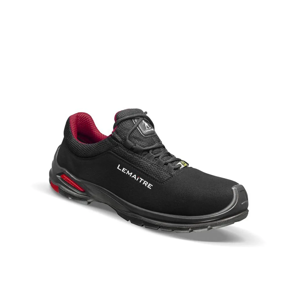 Lemaitre Riley Low S3 ESD Trainer — Black/Red